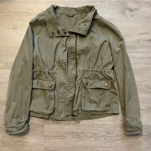 Women’s Size Medium Green Aeropostale Cargo Jacket